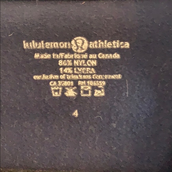 Lululemon Navy ZIP Up Running Jacket Size 4 - Picture 2 of 3